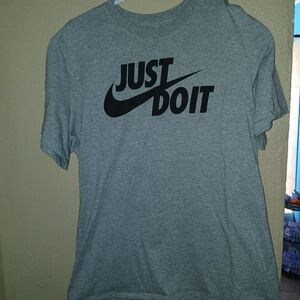 Nike Gray Just Do It T-Shirt